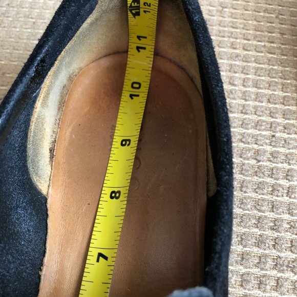 Gucci Men\'s Black Monogram Leather Suede Loafer Shoes main image 7